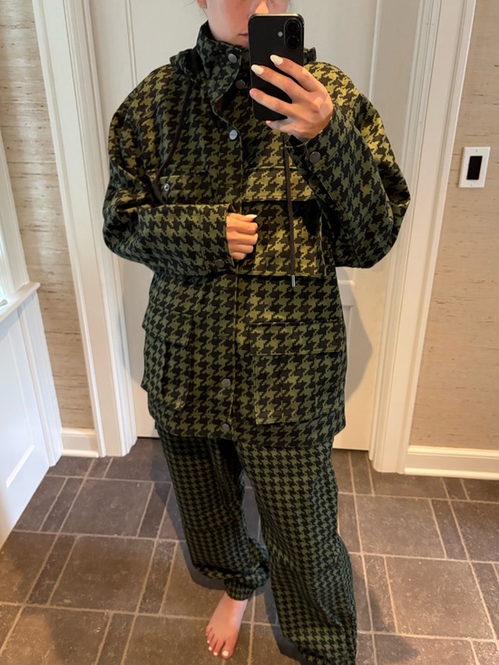 adidas Jackets & Blazers - Ivy Park x adidas Houndstooth Oversized Jacket and pants set